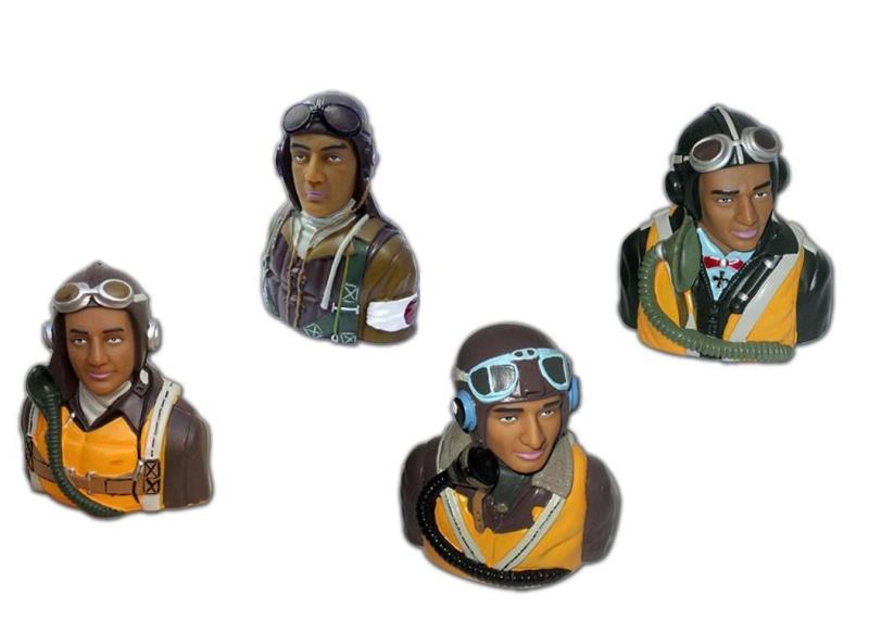 1:5 1:6 Scale WWII bust pilots